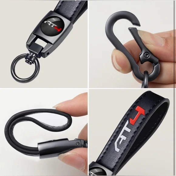 NWT GMC AT4 logo car Key Chain & key fob holder - Picture 3 of 5